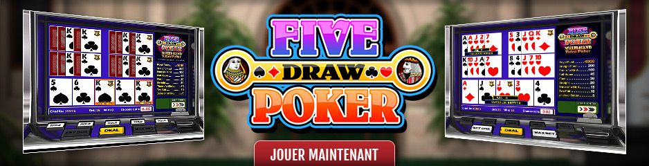 Video Poker en ligne Five Draw Poker